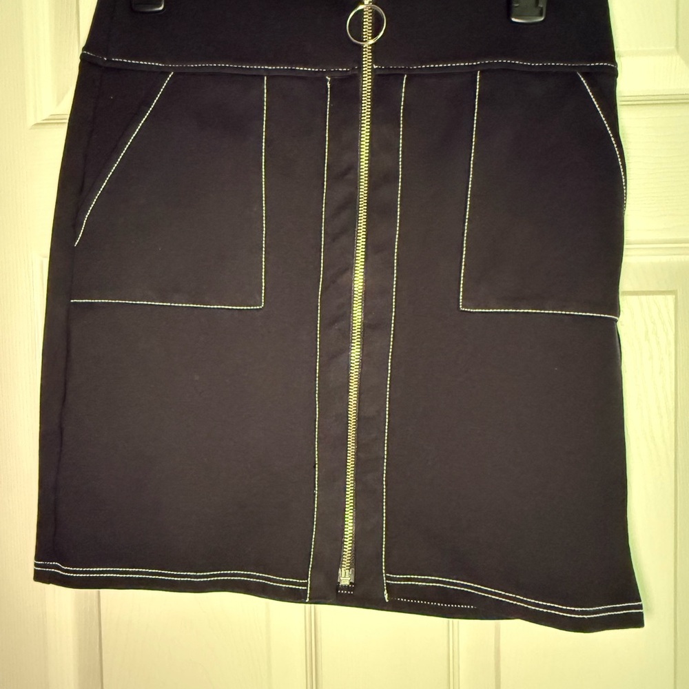INC International Concepts Brown Gray Mini Pencil Skirt